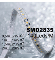 Dimmable OULU LED Wall Light in Black 0.44m 0.94m 1.44m 1.94m - Wall Light Fixtures - Linear Lights