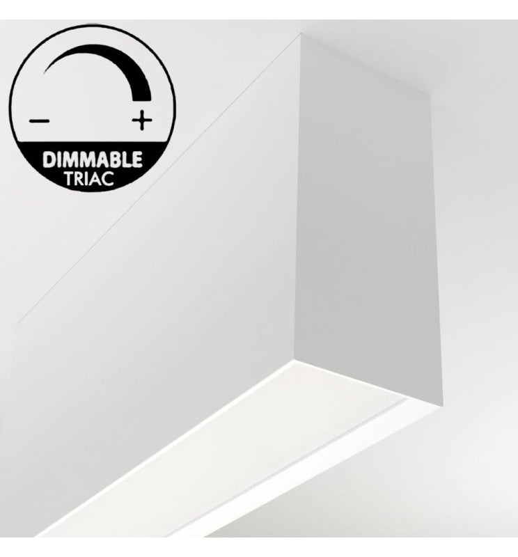 Dimmable OULU LED Wall Light in White 0.44m 0.94m 1.44m 1.94m - Wall Light Fixtures - Linear Lights