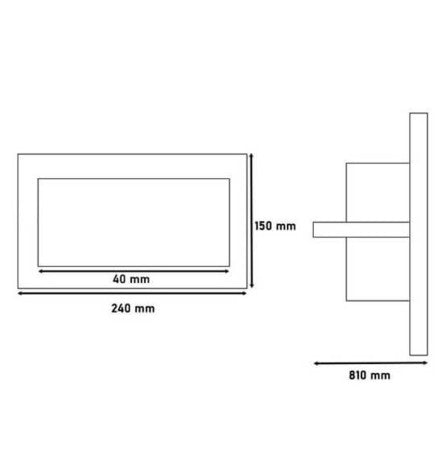 40W Square Adjustable LED Downlight with OSRAM Chips CCT