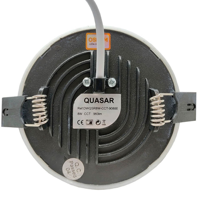 8W Frameless QUASAR LED Downlight with OSRAM Chip 3 CCT - LED Downlight