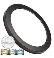24W Round MOSS LED Ceiling Light BLACK with Adjustable Cut Out 3 CCT - LED ceiling lighting