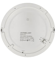 24W Round MOSS LED Ceiling Light White with Adjustable Cut Out 3 CCT - LED ceiling lighting