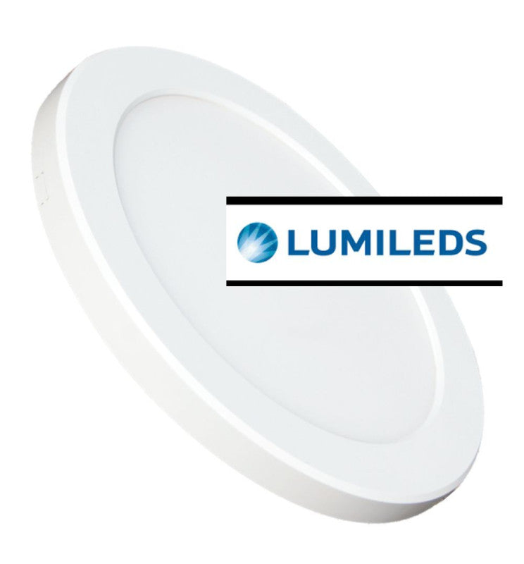 24W Round MOSS LED Ceiling Light White with Adjustable Cut Out 3 CCT - LED ceiling lighting