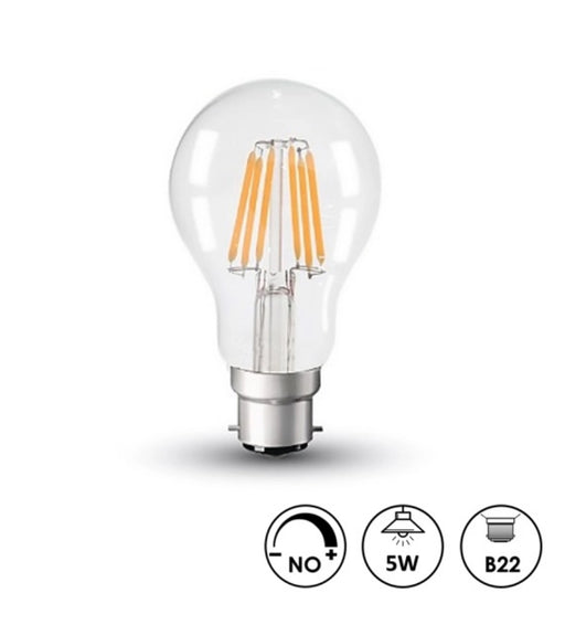Ampoule LED SMD B22 Mini Sphérique Opale 5 W : 40 W Blanc chaud 3000 K -  ELUZIA