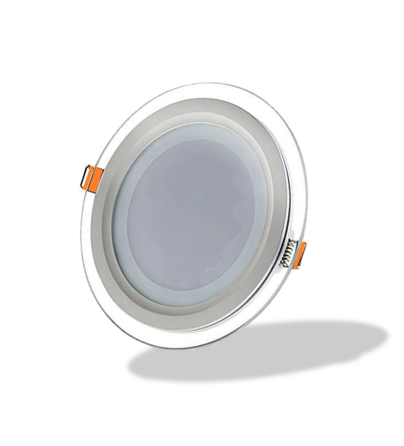 12W Round Glass LED Panel 3000K - LED Panel