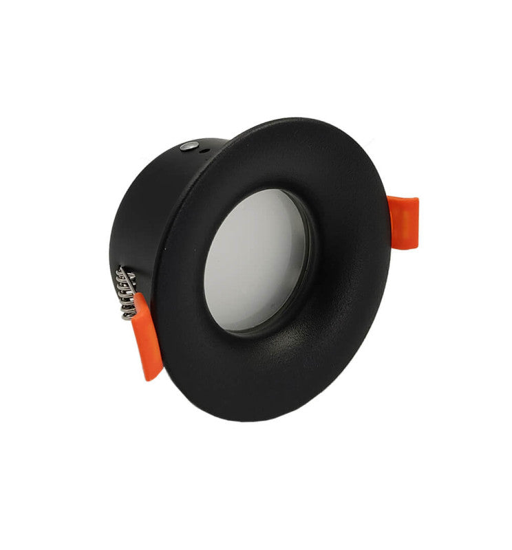 Recessed Round Downlight Ring in Black for GU10 MR16 LED Bulb - Housing
