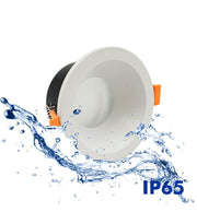 Waterproof Round Downlight Ring White for GU10 MR16 LED Bulb - Housing