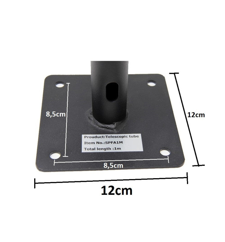 Extension Arm in Black 50cm to 100cm