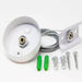 Hanging kit for single phase track light White - LED Accessories