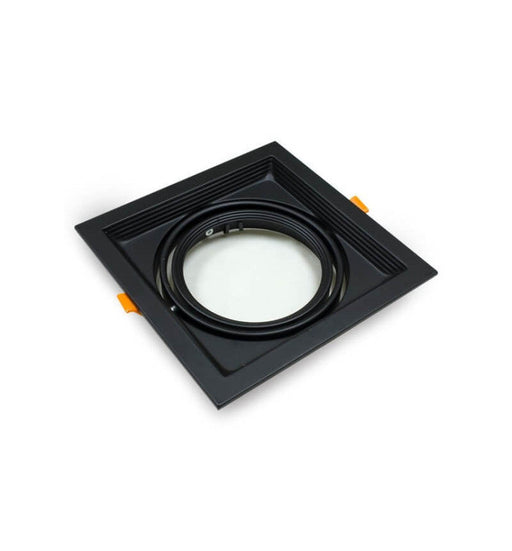 Housing for AR111 LED Bulb Adjustable Single Recessed Black - Lighting Accessories - Accessories