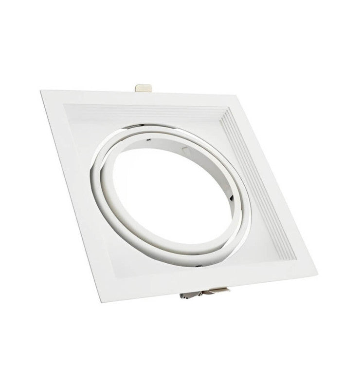 Housing for AR111 LED Bulb Adjustable Single Recessed White - Lighting Accessories - Accessories