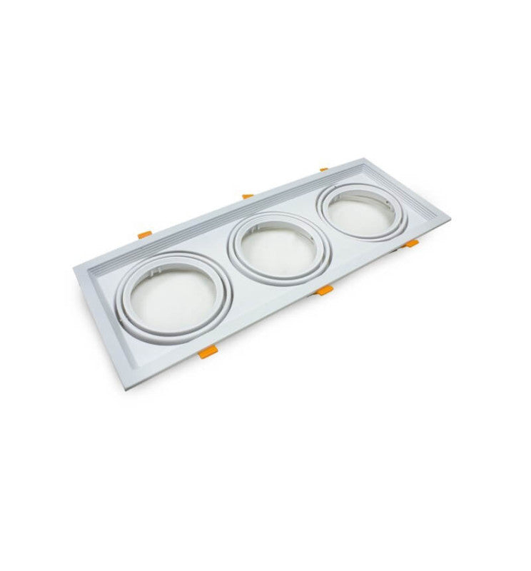 Housing for AR111 LED Bulbs Adjustable Double Recessed White - FAST 2-4 working days - LED Accessories