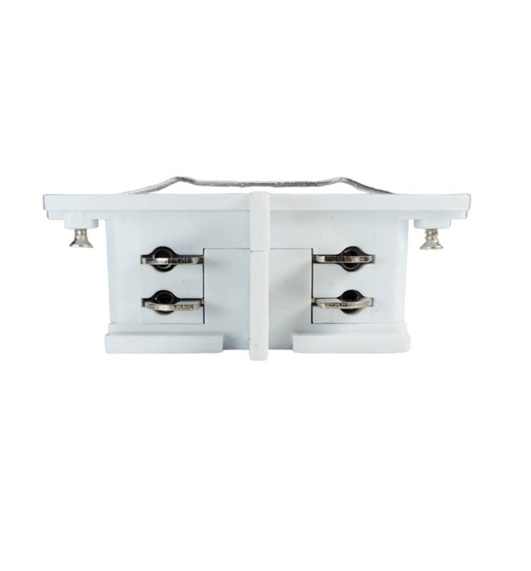 I-shaped Connector White for 3 Phase Track Lights - Accessories