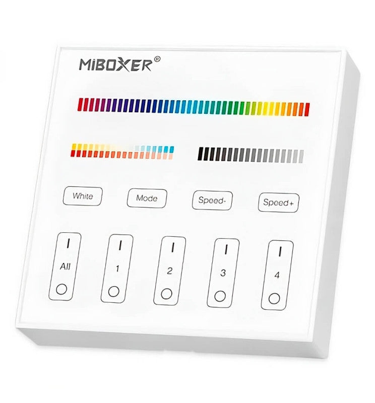 RF Touch Control Panel LED RGB CCT 4 Zones