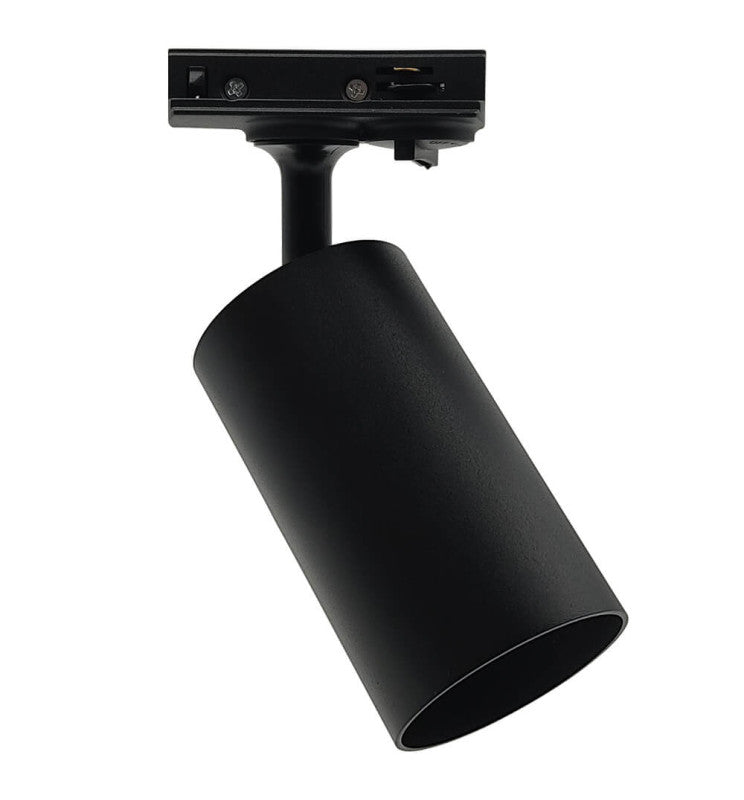 Single Phase Track Spotlight EMMEN BLACK GU10
