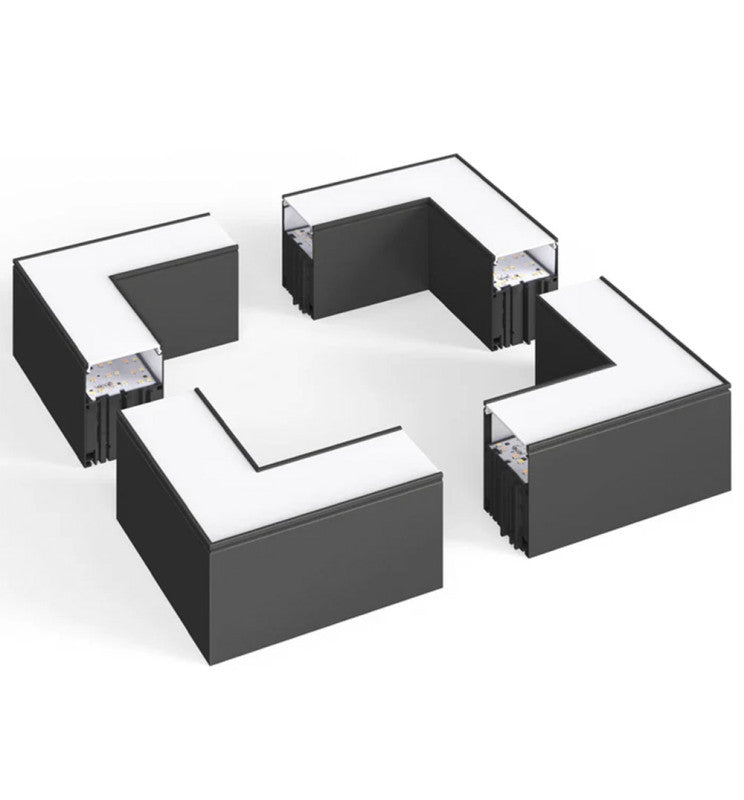 9W L-shaped Connector for POLARIS LED Linear Lights 3CCT - LED lineal light