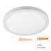 30W Round Surface LED Ceiling Light with OSRAM Chip 3000K - LED