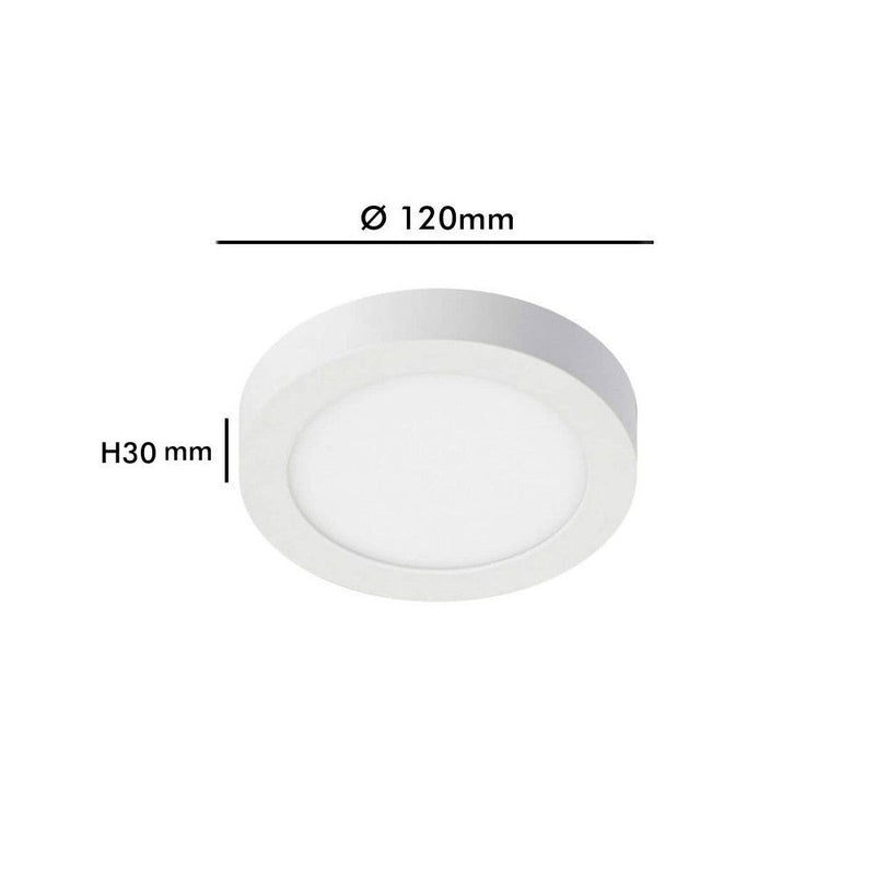 8W Circular LED Ceiling Light with OSRAM Chip 6000K - LED ceiling lighting