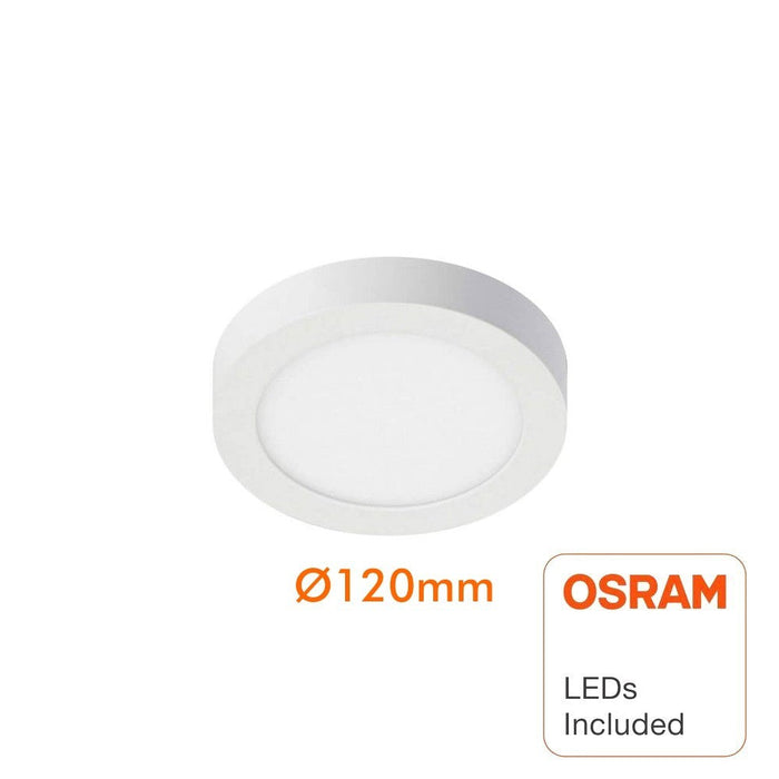8W Round Surface LED Ceiling Light with OSRAM Chip 6000K - LED ceiling