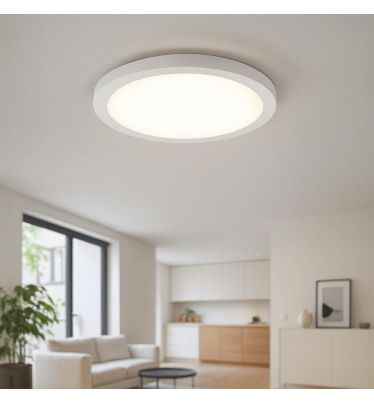 30W LED Ceiling Surface Light Round UGR19 140Lm/W CRI92 4CCT