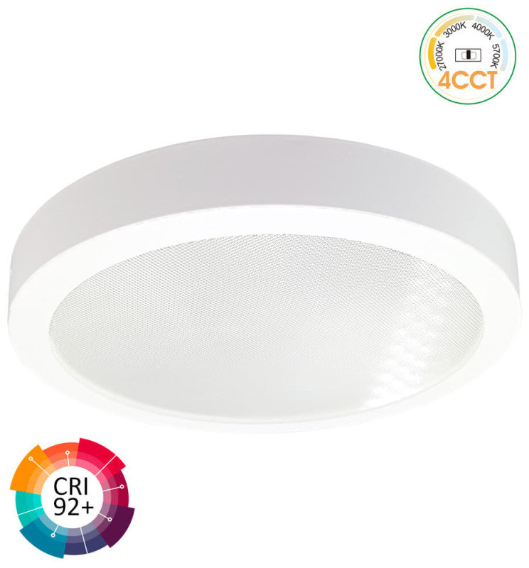30W LED Ceiling Surface Light Round UGR19 140Lm/W CRI92 4CCT