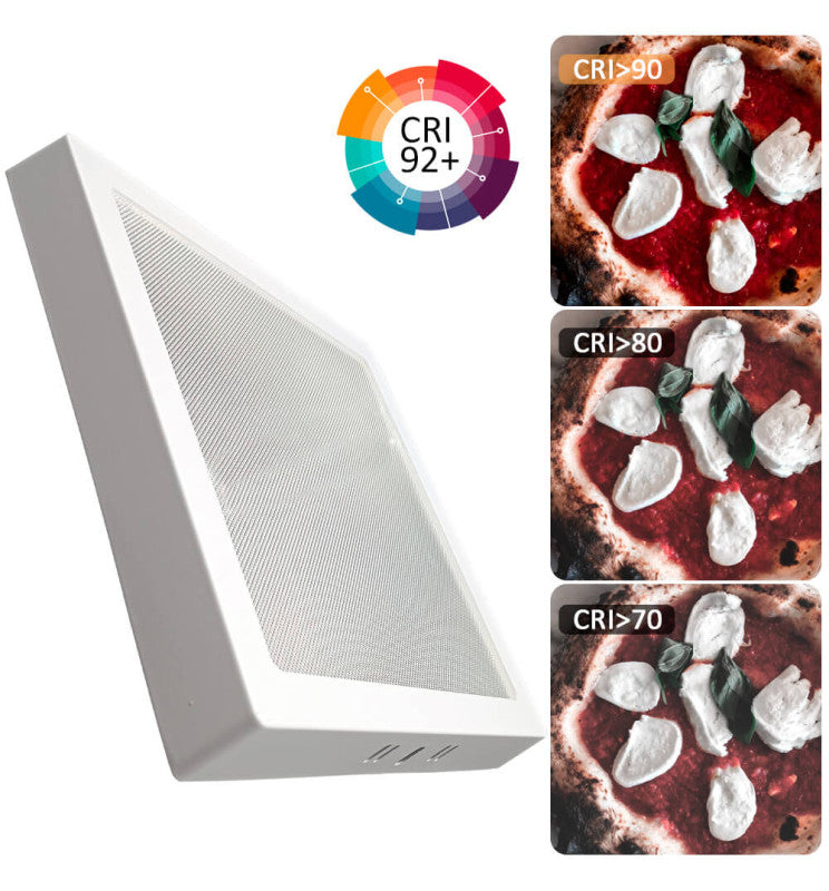 30W LED Ceiling Surface Light Square UGR19 140Lm/W CRI92 4CCT