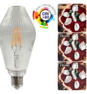 7W E27 Amber Diamond LED Filament Bulb - E27 Bulb
