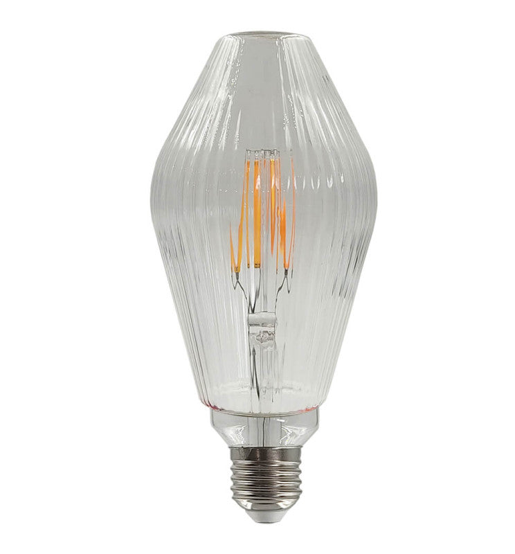 7W E27 Amber Diamond LED Filament Bulb - E27 Bulb