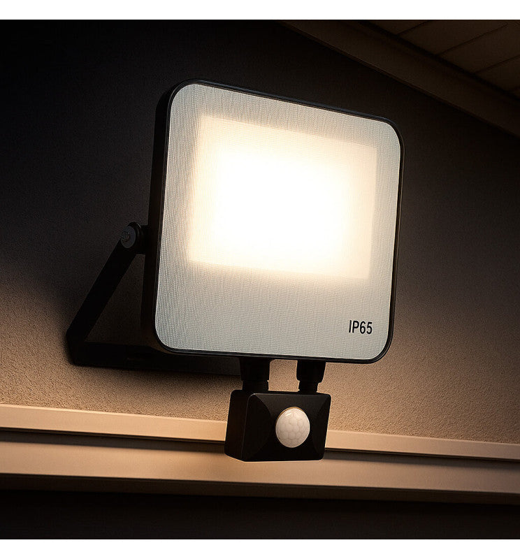 30W LED Floodlight AURORA 140Lm/W with PIR Motion Sensor