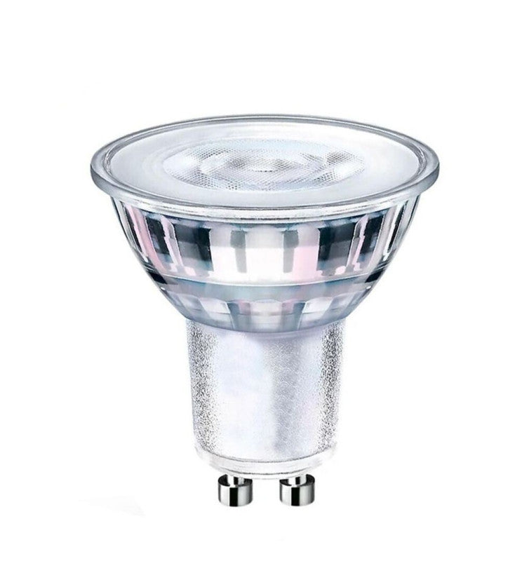 8W HIGH LUMINOSITY LED GU10 Bulb - Glass - 24º 4000K