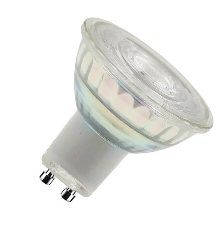 8W HIGH LUMINOSITY LED GU10 Bulb - Glass - 24º 4000K