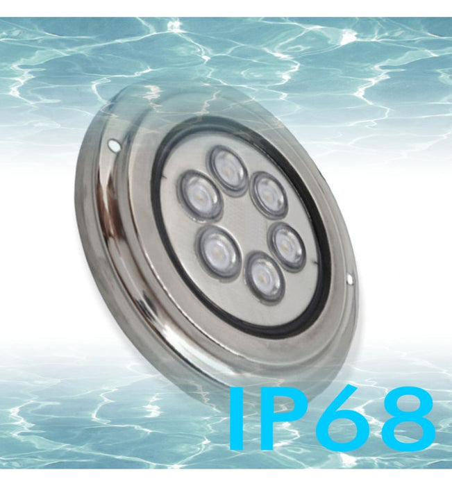 18W Underwater LED Light 12V DC IP68 Stainless Steel
