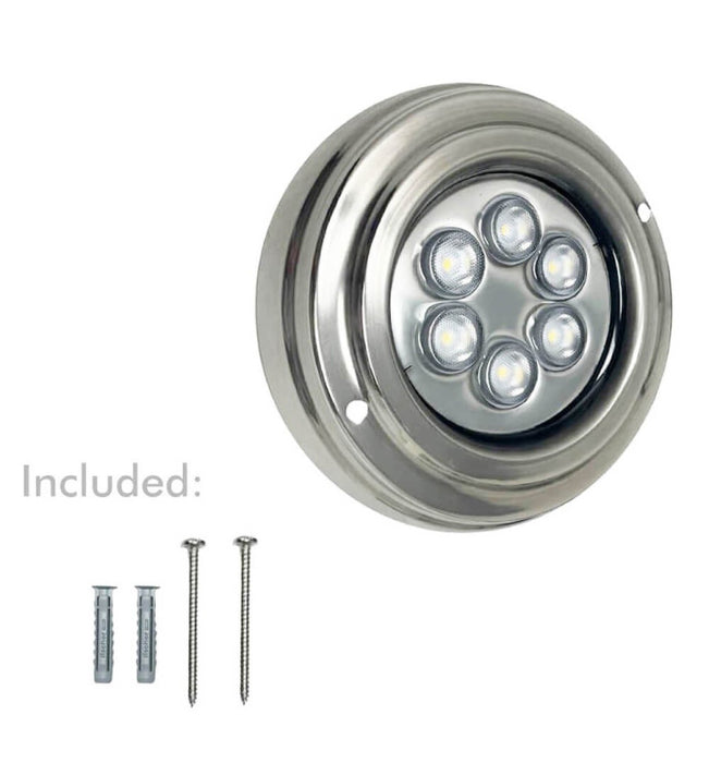 18W Underwater LED Light 12V DC IP68 Stainless Steel