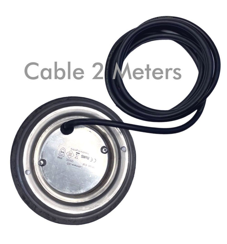 18W Underwater LED Light 12V DC IP68 Stainless Steel RGB - STANDARD 20-30 working days - Underwater LED