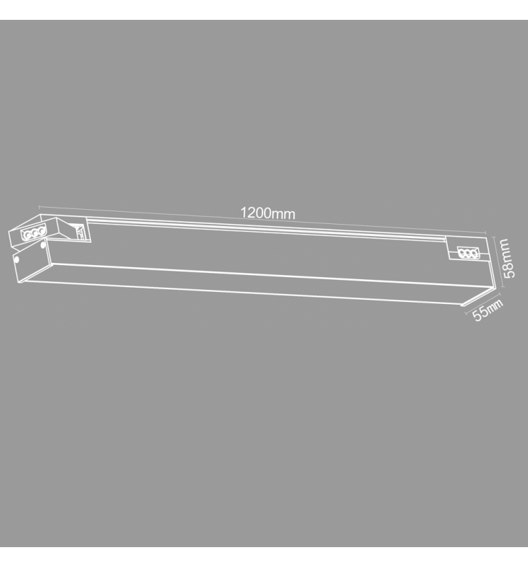 50W Linkable STELLAR LED Linear Light 120cm - LED linear light