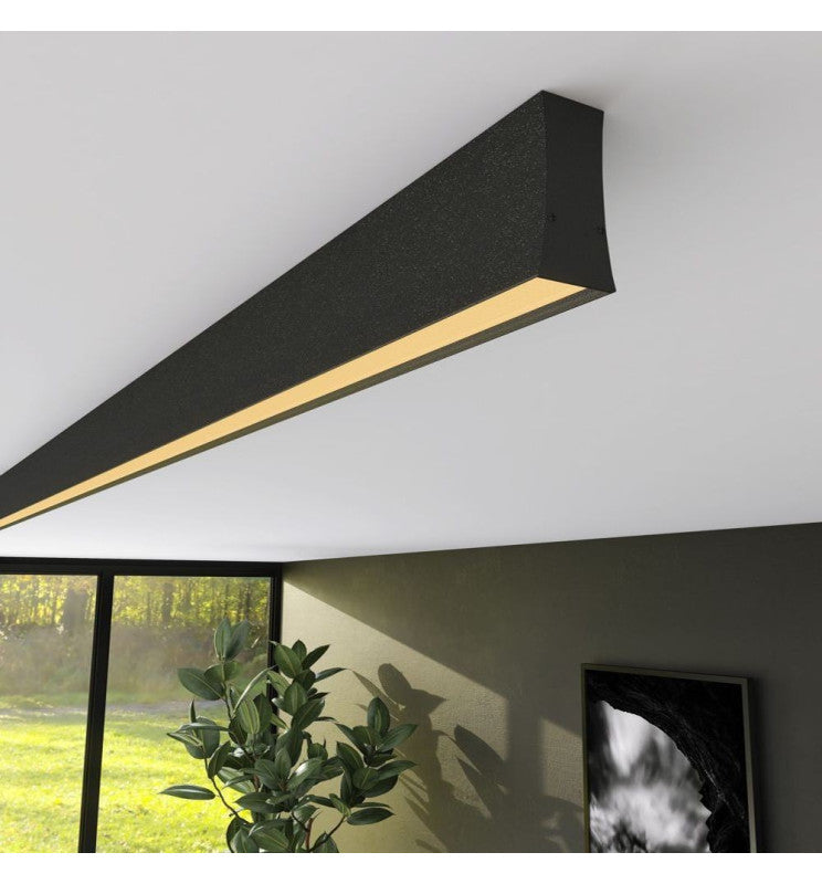 LED Linear Light LOLA Black 0.5m - 1m - 1.5m - 2m - Ceiling Light Fixtures - Linear Lights