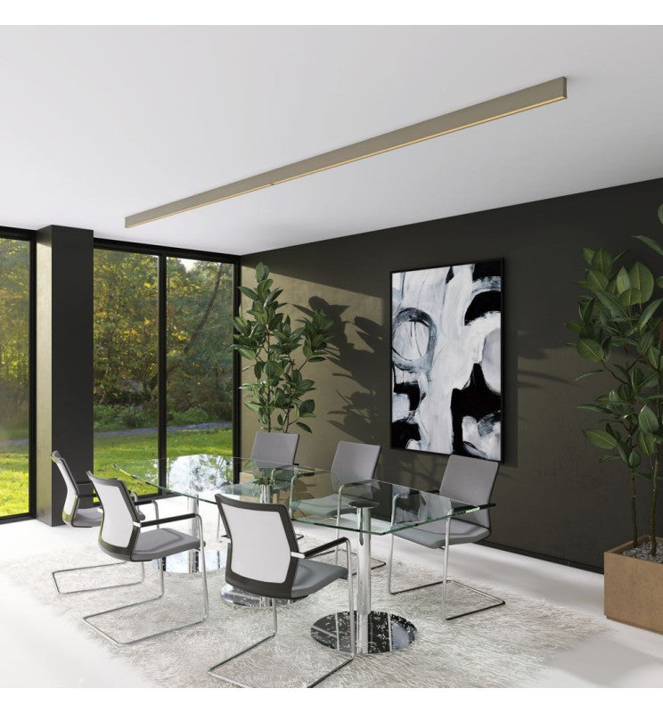 LED Linear Light LOLA Grey 0.5m - 1m - 1.5m - 2m - Ceiling Light Fixtures - Linear Lights