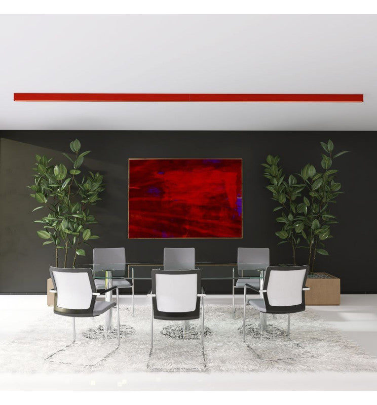 LED Linear Light LOLA Red 0.5m - 1m - 1.5m - 2m - Ceiling Light Fixtures - Linear Lights