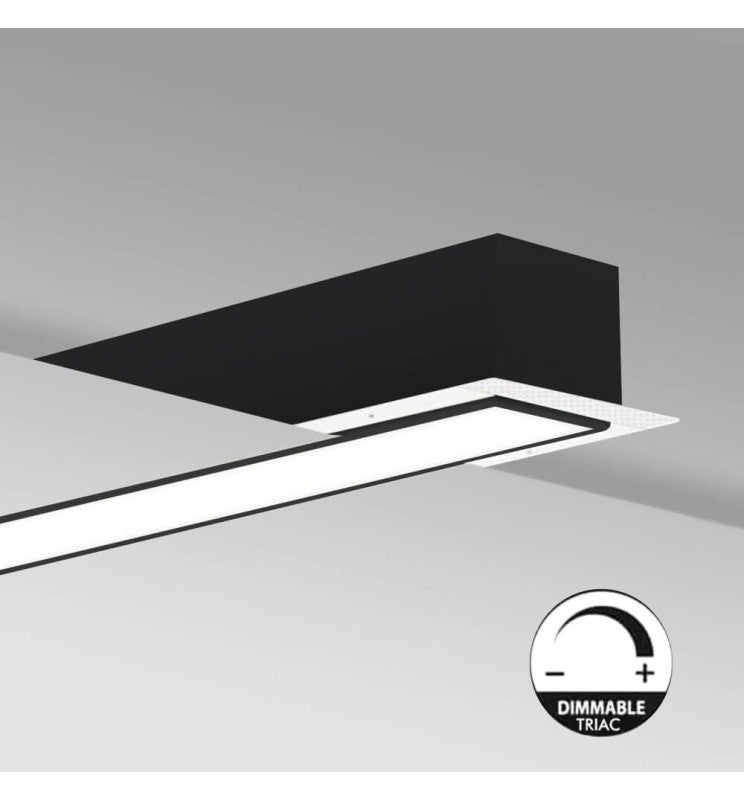 Dimmable Linear MOSCOW LED Light Black 0.44m 0.94m 1.44m 1.94m - LED lineal light