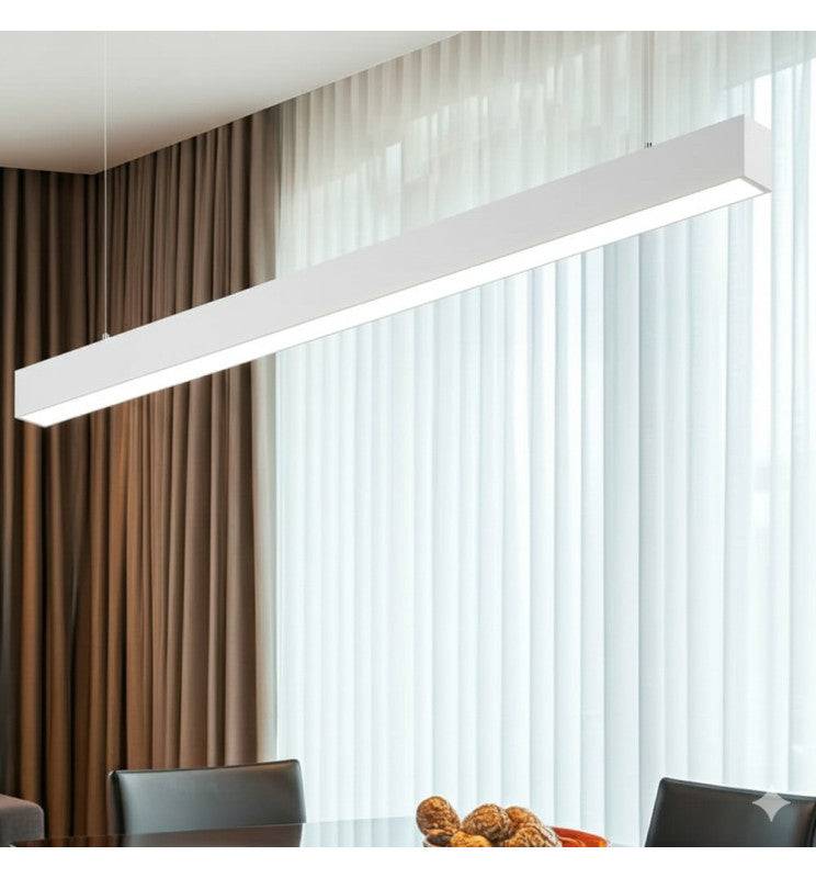 50W White Linkable Linear POLARIS LED Pendant Light 150cm 3 CCT