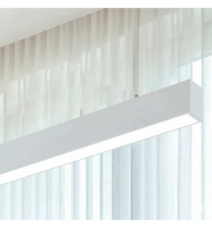 50W White Linkable Linear POLARIS LED Pendant Light 150cm 3 CCT