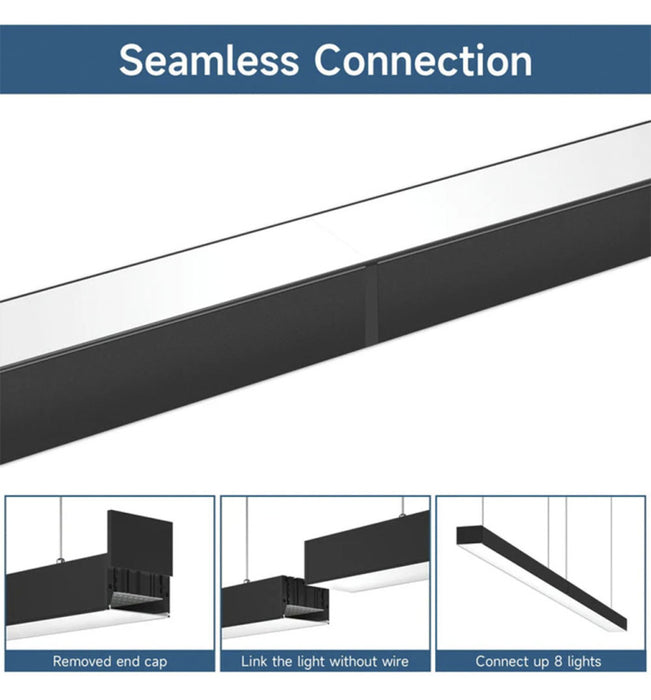 40W LED Linear Pendant Light POLARIS Linkable 3CCT 120cm