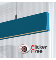 LED Linear Pendant Light LOLA Blue 0.5m - 1m - 1.5m - 2m - Ceiling Light Fixtures - Linear Lights