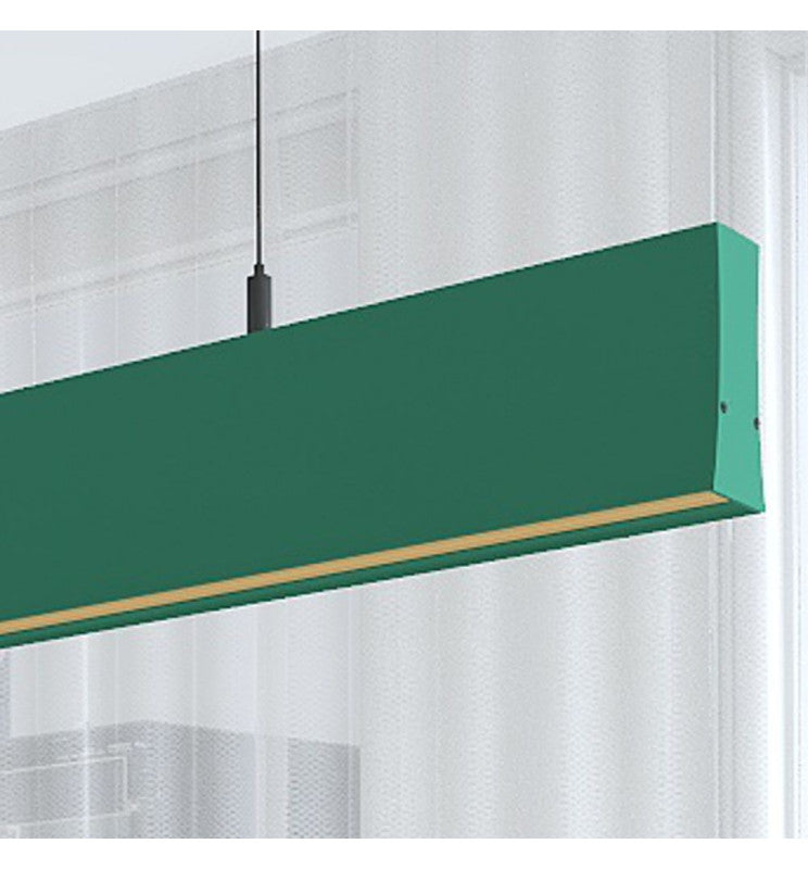 LED Linear Pendant Light LOLA Green 0.5m - 1m - 1.5m - 2m - Ceiling Light Fixtures - Linear Lights