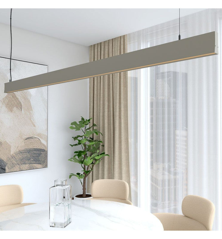 LED Linear Pendant Light LOLA Grey 0.5m - 1m - 1.5m - 2m