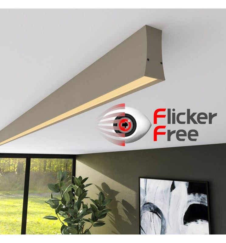 LED Linear Light LOLA Grey 0.5m - 1m - 1.5m - 2m