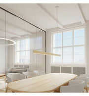 LED Linear Pendant Light LOLA Ivory 0.5m - 1m - 1.5m - 2m - Ceiling Light Fixtures - Linear Lights