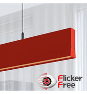 LED Linear Pendant Light LOLA Red 0.5m - 1m - 1.5m - 2m - Linear Lights