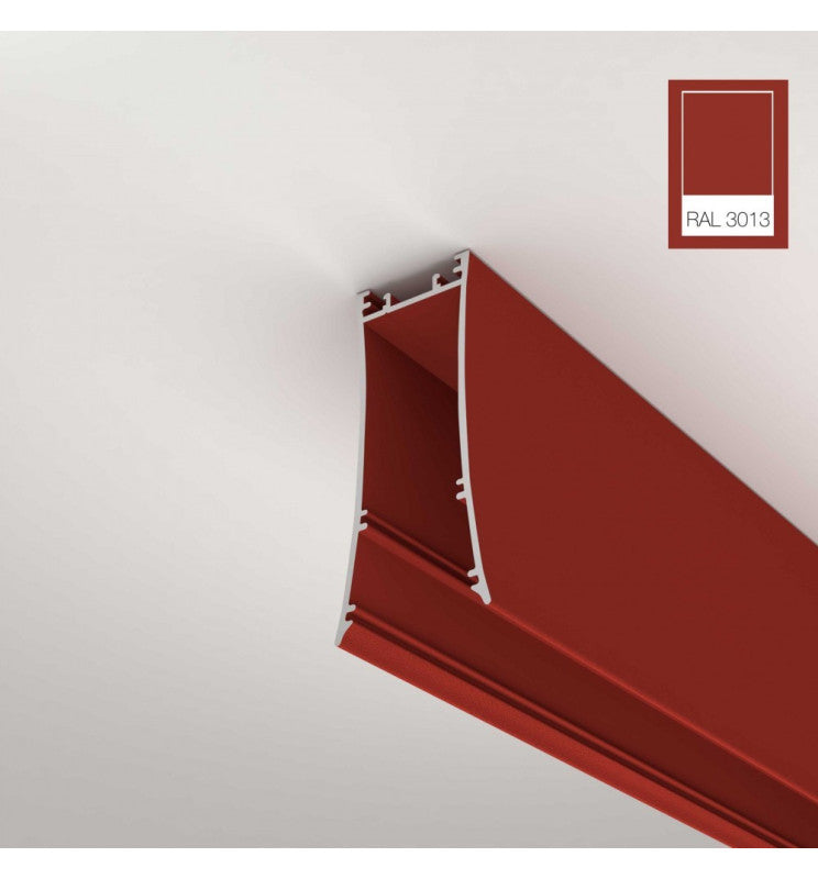 LED Linear Pendant Light LOLA Red 0.5m - 1m - 1.5m - 2m