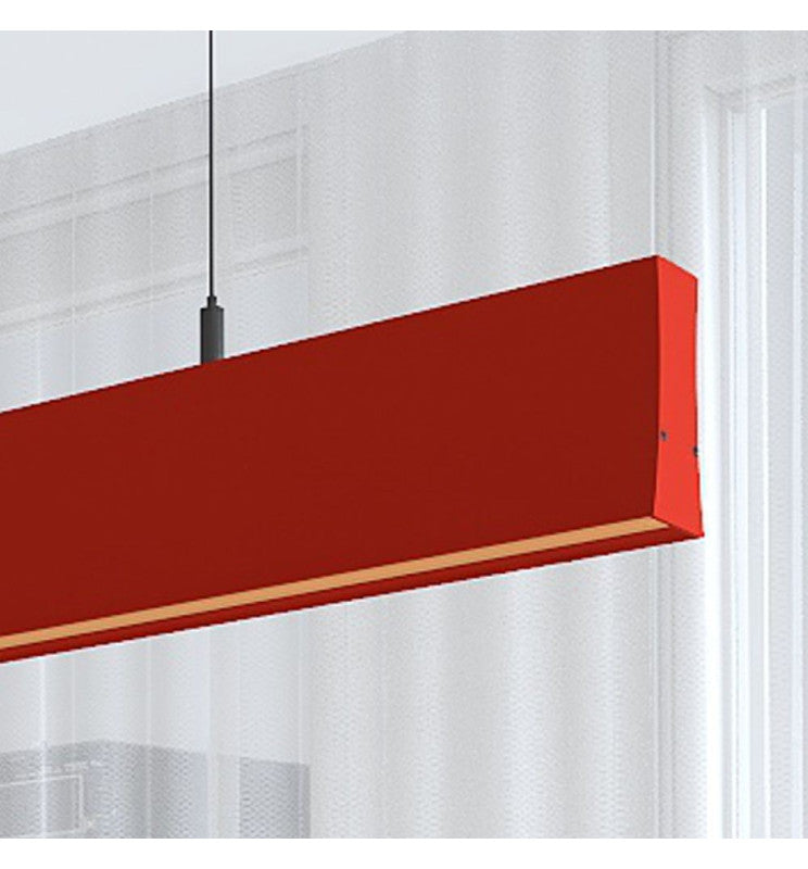 LED Linear Pendant Light LOLA Red 0.5m - 1m - 1.5m - 2m
